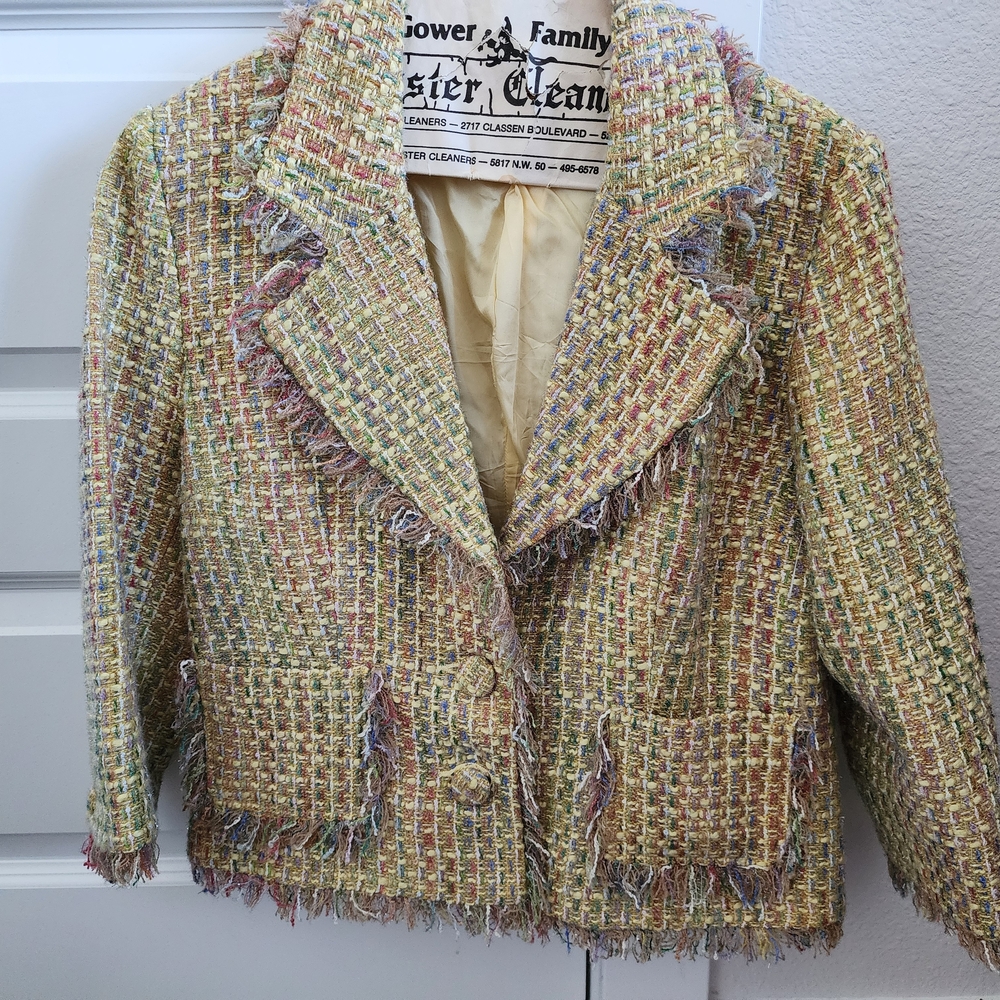 Chadwicks Colorful Tweed Blazer